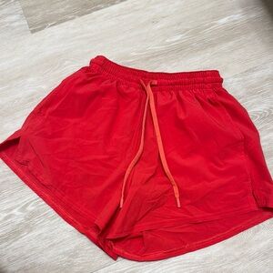 Lululemon red shorts size 0